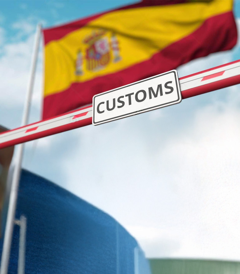 Spain customs - removals to Spain